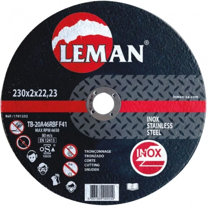 [1701120] DISQUE TRONÇONNAGE INOX 125X1,0X22,23 MP